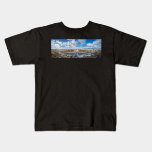 Panoramic Paris along Seine river Kids T-Shirt